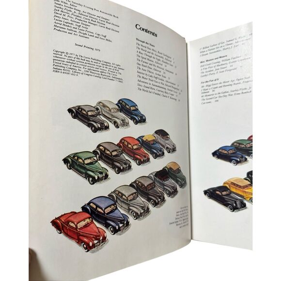 The Automobile Book by The Saturday Evening Post, Antique Vintage Art 1979 HB - Picture 7 of 11